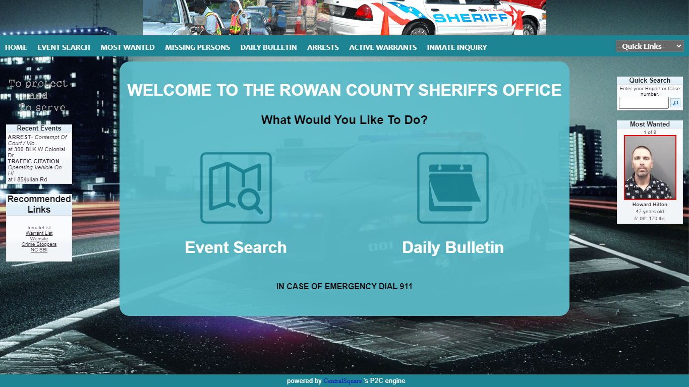 Rowan County Sheriff's Office P2C
